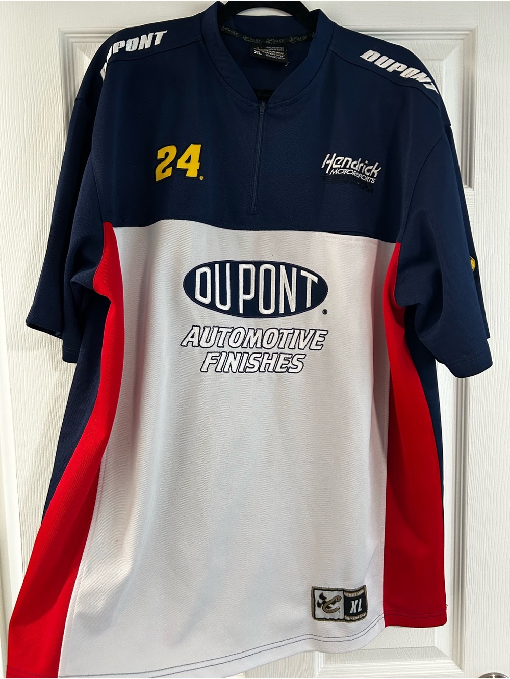 Vintage Chase Authentics Jeff Gordon #24 DuPont Hendrick Motorsports Quarter Zip